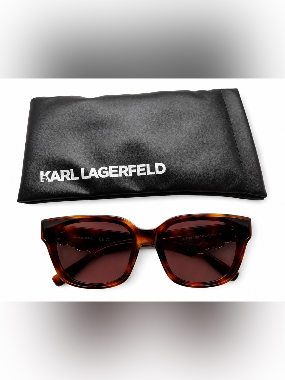 Karl Lagerfeld Tortoise Shell Sunglasses
